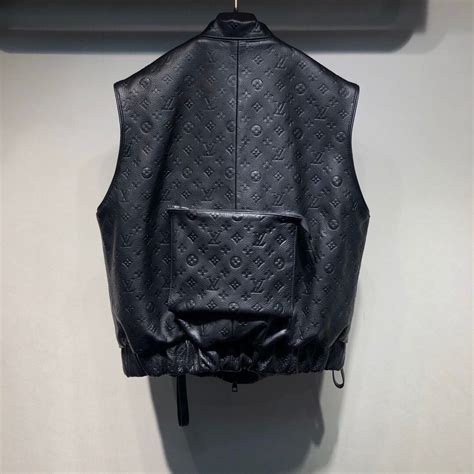 lv vest men|louis vuitton leather vest.